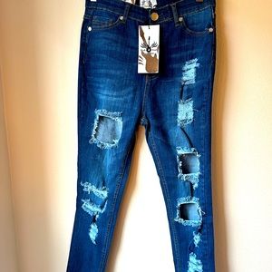 Rock & Soul High Rise Distressed Jeans
